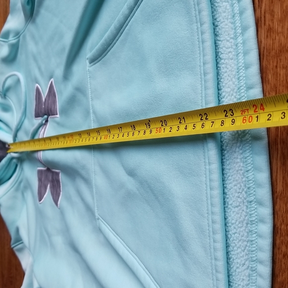 (S) Under Armour Cold Gear Pull On Hoodie Loose Fit Classic Logo Graphic - Picture 4 of 10